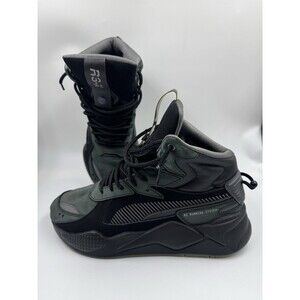 Puma Men's Rs-x Mid Militia Black Asphalt Size 9 Sneaker Shoes 380414-01
